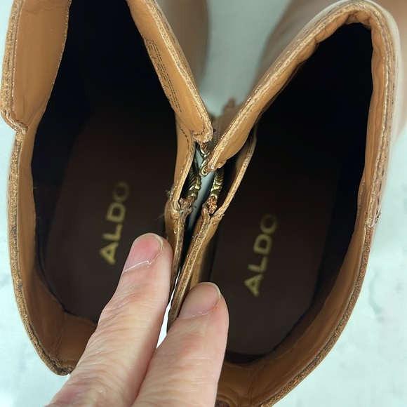 Aldo Naedia Womens Ankle Boots Color  Brown Size 6.5 - Picture 15 of 16